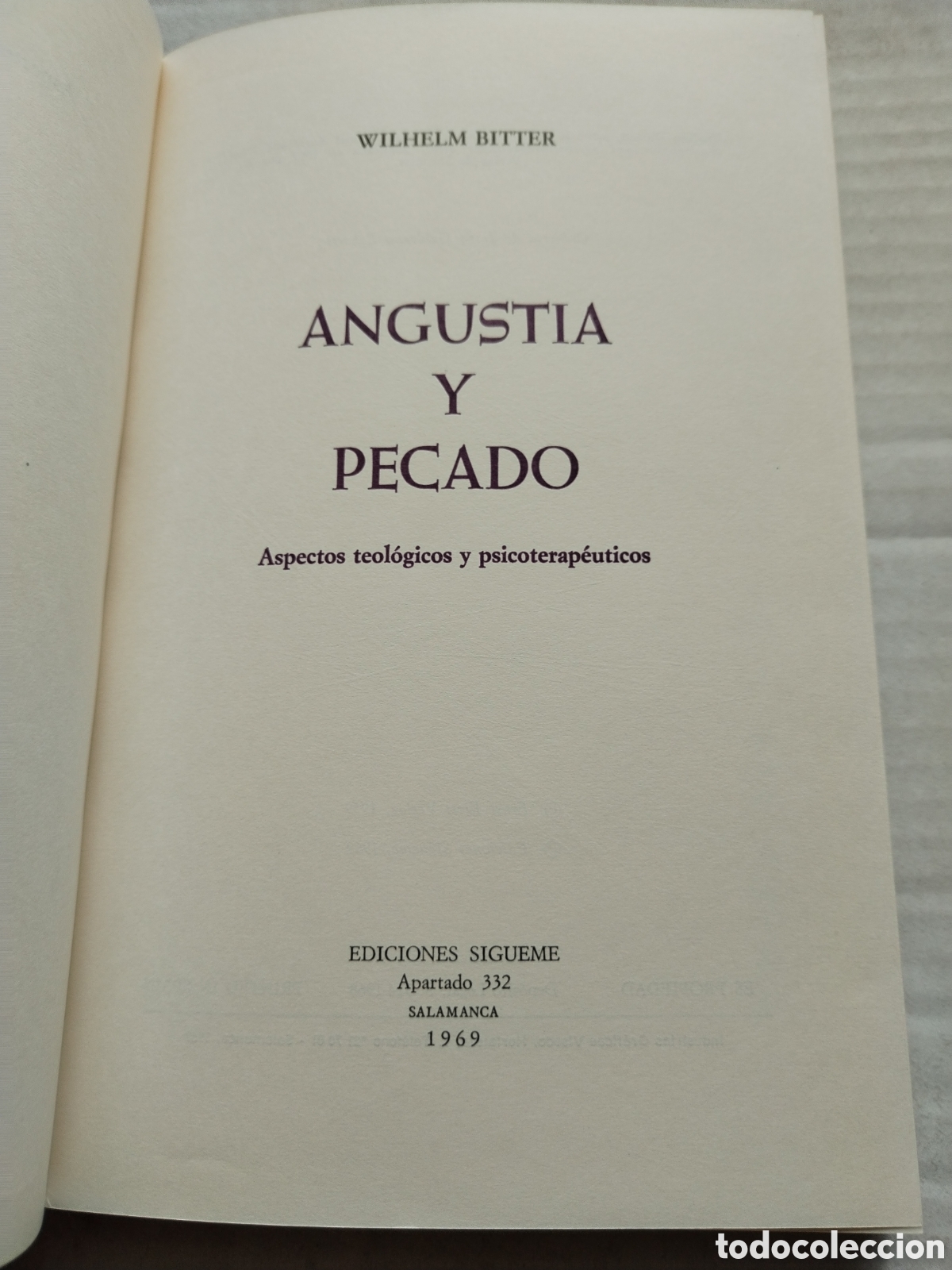 Libros de segunda mano: ANGUSTIA Y PECADO/WILHELM BITTER - Foto 2
