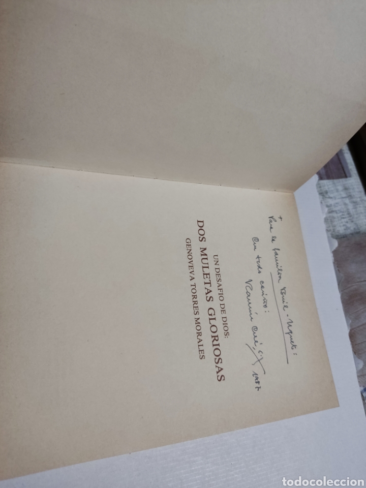 Libros de segunda mano: Libro dos muletas gloriosas de Ram&oacute;n Cu&eacute; 1987 - Foto 2