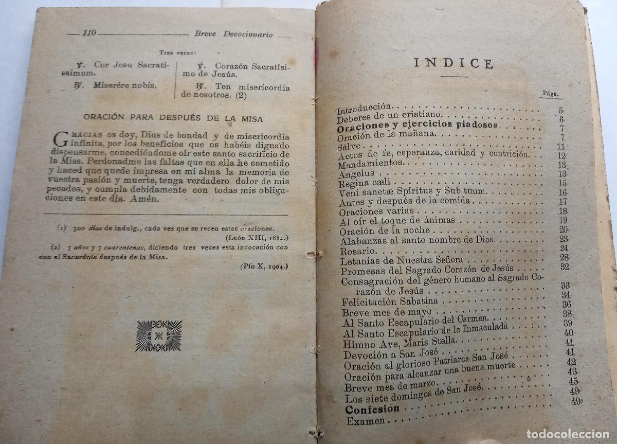 Libros de segunda mano: Breve devocionario. Bru&ntilde;o. A&ntilde;o 1948. Dibujos de G. Taboada. - Foto 3