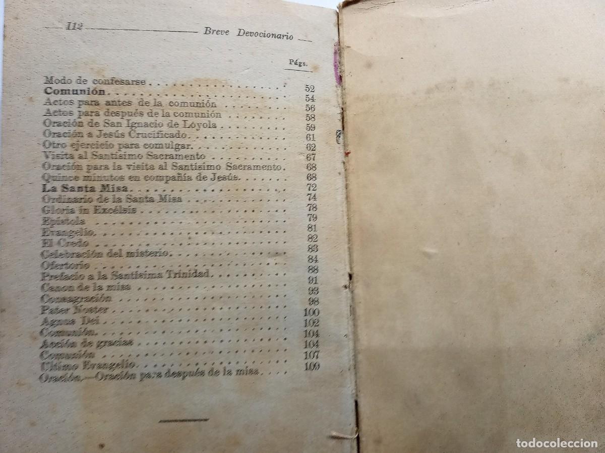 Libros de segunda mano: Breve devocionario. Bru&ntilde;o. A&ntilde;o 1948. Dibujos de G. Taboada. - Foto 4