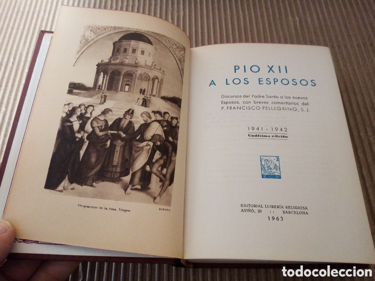 Libros de segunda mano: P&Iacute;O XII a los esposos. - Foto 5