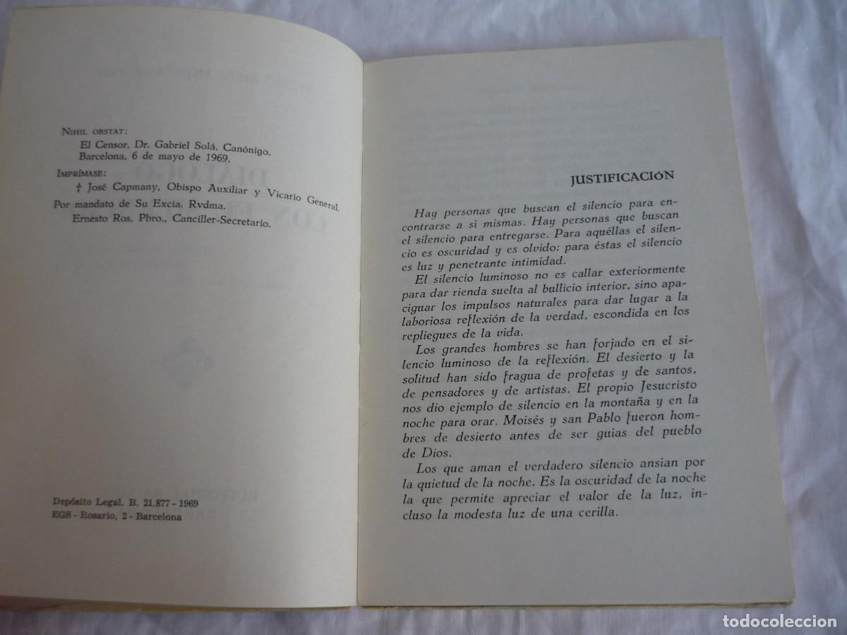 Libros de segunda mano: Di&aacute;logo con el silencio 1969 Pedro Ribes - Foto 7