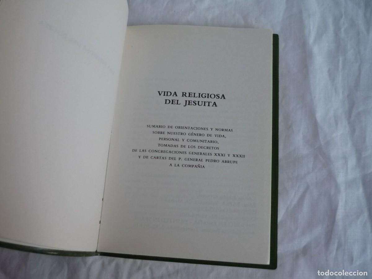 Libros de segunda mano: Vida religiosa del jesuita 1976 - Foto 5