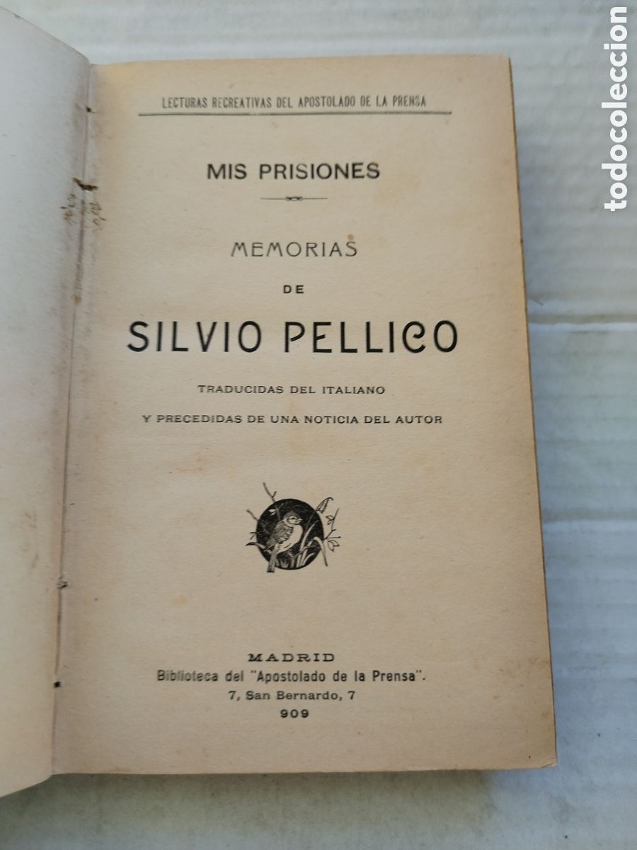 Libros de segunda mano: MIS PRISIONES/SILVIO PELLICO - Foto 2