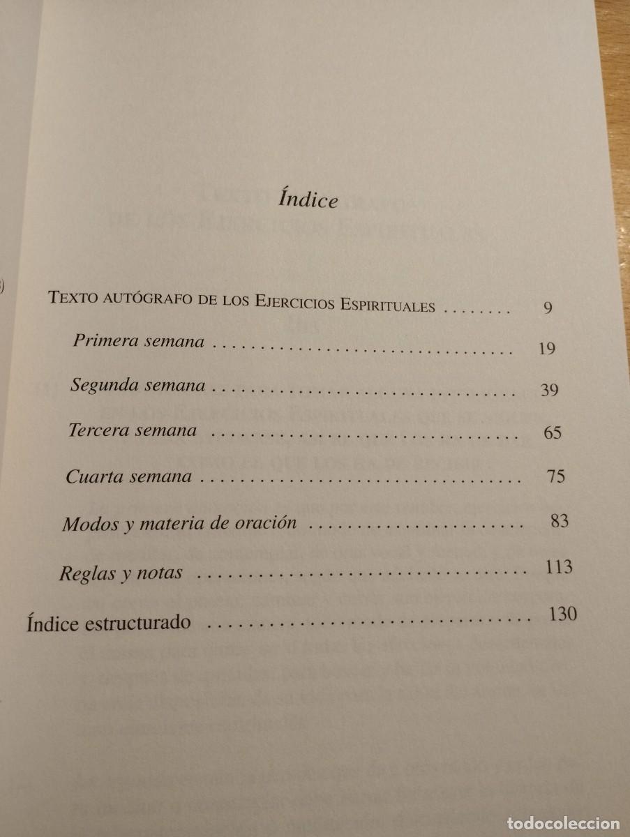 Libros de segunda mano: EJERCICIOS ESPIRITUALES (IGNACIO DE LOYOLA) - Foto 3