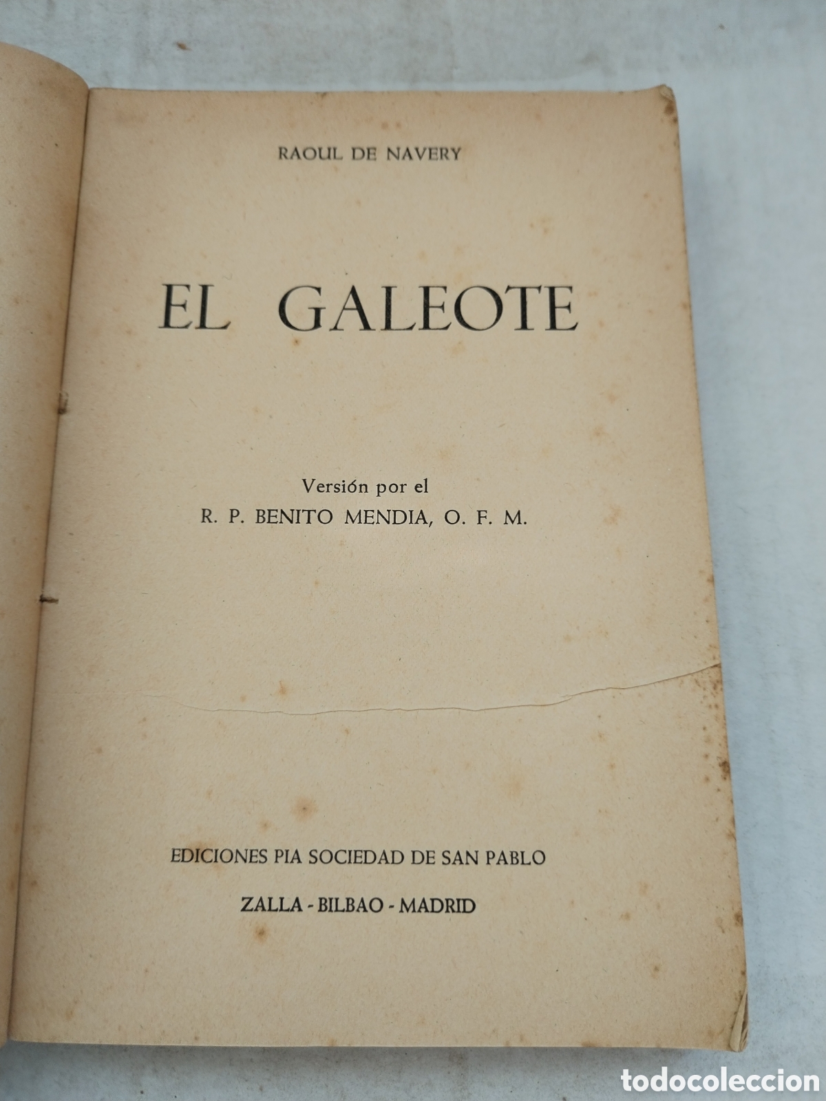 Libros de segunda mano: EL GALEOTE/RAOUL DE NERY - Foto 2