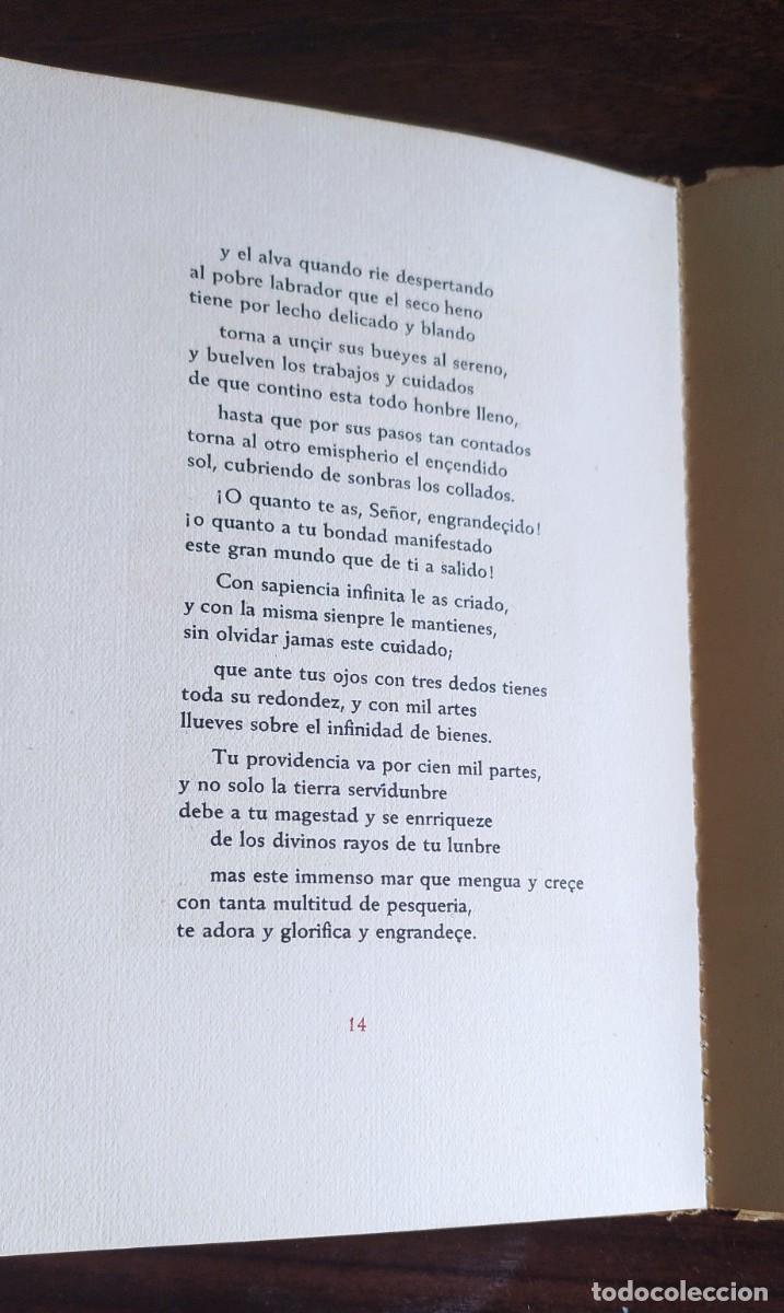 Libros de segunda mano: Fray Luis de Le&oacute;n .Salmo 103 - Foto 6
