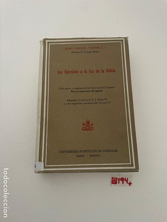 Libros de segunda mano: Los ejercicios a la luz de la biblia - Foto 1