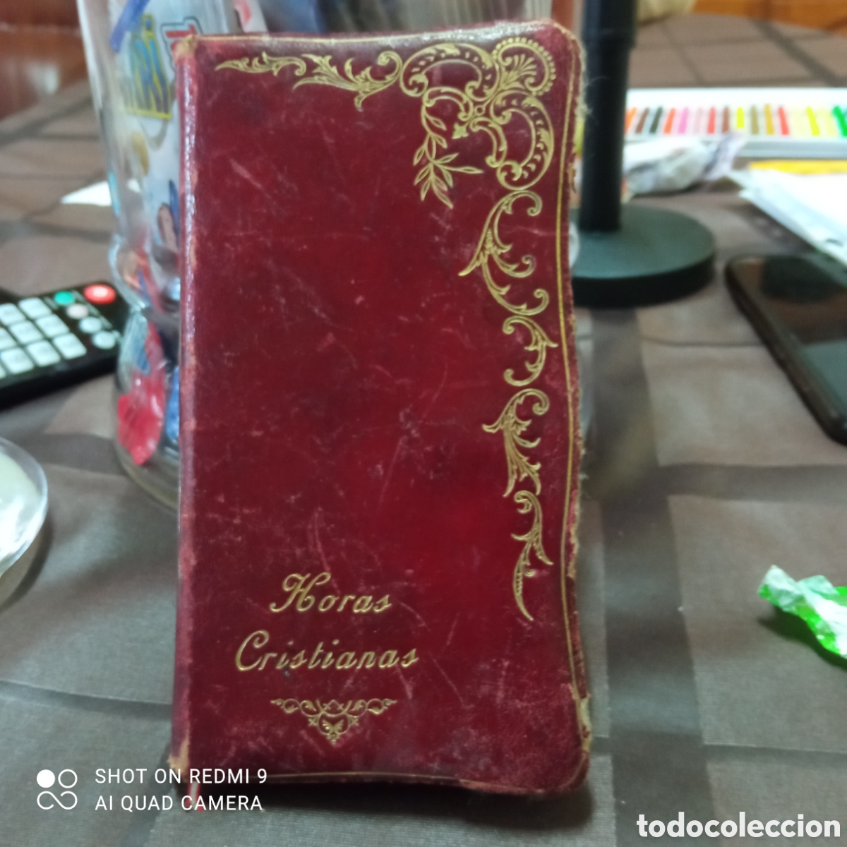 Libros de segunda mano: Horas cristianas 1900 devocionario cristiano.