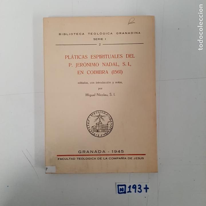Libros de segunda mano: Pl&aacute;ticas espirituales - Foto 1