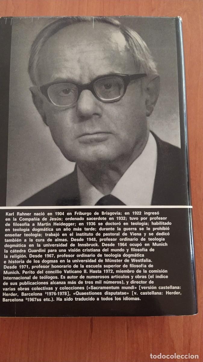 Libros de segunda mano: Curso fundamental sobre la fe. 1979 Karl Rahner - Foto 2