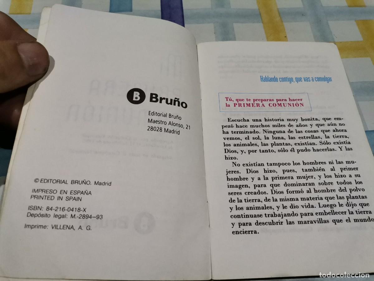 Libros de segunda mano: MI PRIMERA COMUNI&Oacute;N ED. BRU&Ntilde;O 1993 - Foto 2