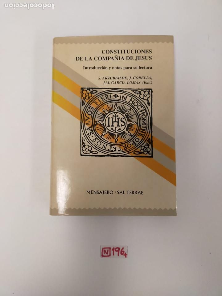 Libros de segunda mano: Constituciones de la compa&ntilde;&iacute;a de Jes&uacute;s - Foto 1