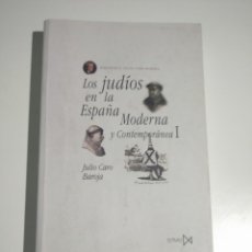 Libros de segunda mano: 2000 LOS JUDÍOS EN LA ESPAÑA MODERNA Y CONTEMPORÁNEA. BIBLIOTECA JULIO CARO BAROJA. Lote 387039404