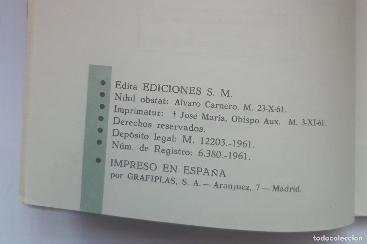 Libros de segunda mano: HISTORIA SAGRADA. EDICIONES S.M. 1961 - Foto 4