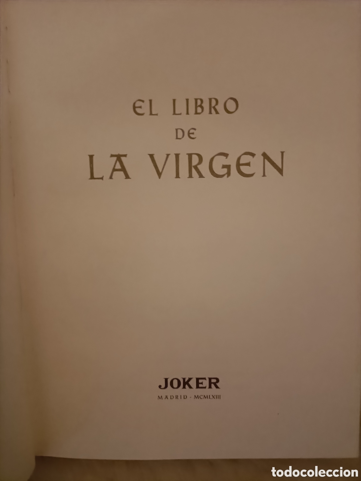 Libros de segunda mano: El libro de la virgen. Ediciones Joker. A&ntilde;o 1963. - Foto 7