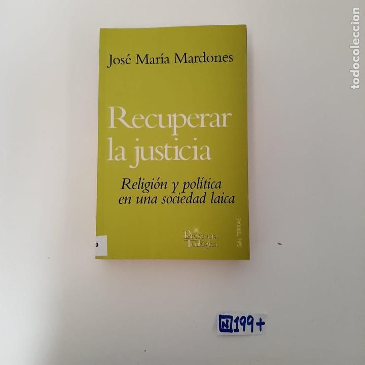 Libros de segunda mano: Recuperar la justicia - Foto 1