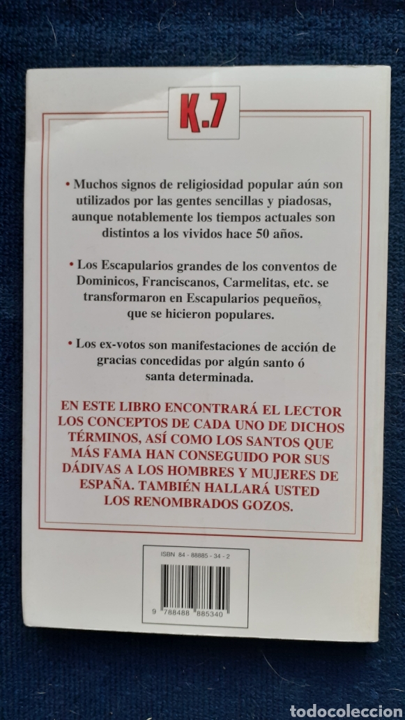 Libros de segunda mano: EL LIBRO DE LOS ESCAPULARIOS, MEDALLAS Y ESTAMPAS - Luis UTSET CORT&Eacute;S - Foto 2