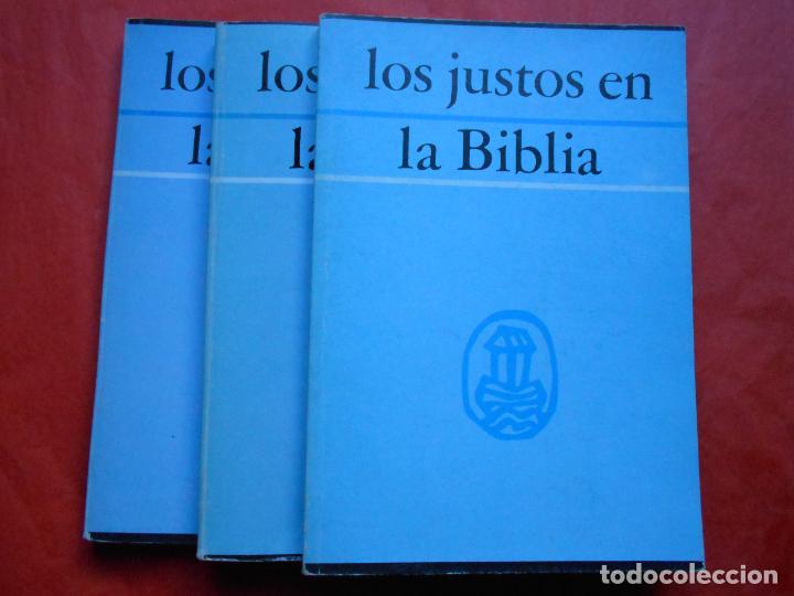 Libros de segunda mano: LOS JUSTOS EN LA BIBLIA - Foto 1