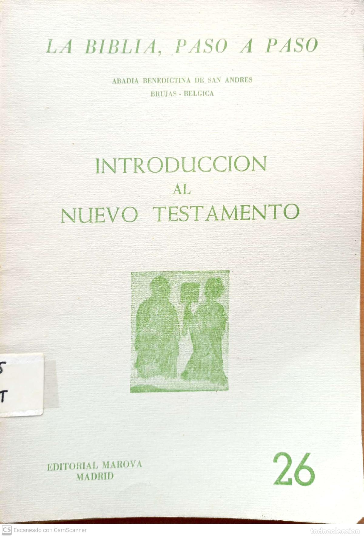 Libros de segunda mano: Introducci&oacute;n al nuevo testamento - Foto 1