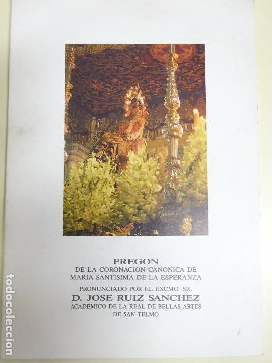 Libri di seconda mano: DOCUMENTO REVISTA RELIGIOSA. PREG&Oacute;N CORONACI&Oacute;N CAN&Oacute;NICA MARIA ESPERANZA 1990 M&Aacute;LAGA. 32P. 100GR