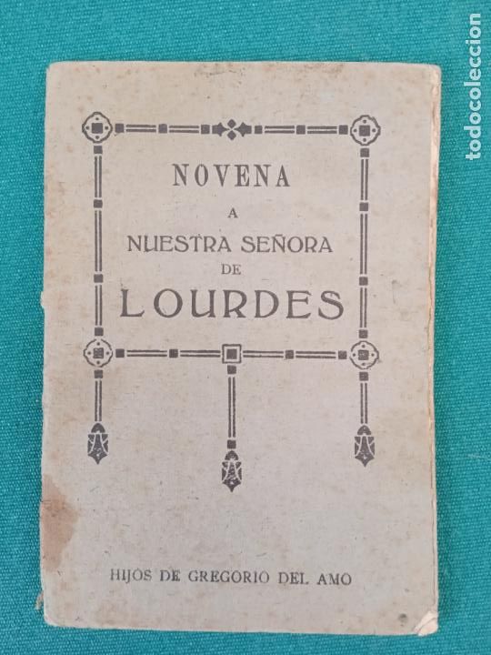 Gebrauchte B&uuml;cher: NOVENA A NUESTRA SE&Ntilde;ORA DE LOURDES - A&Ntilde;O 1941