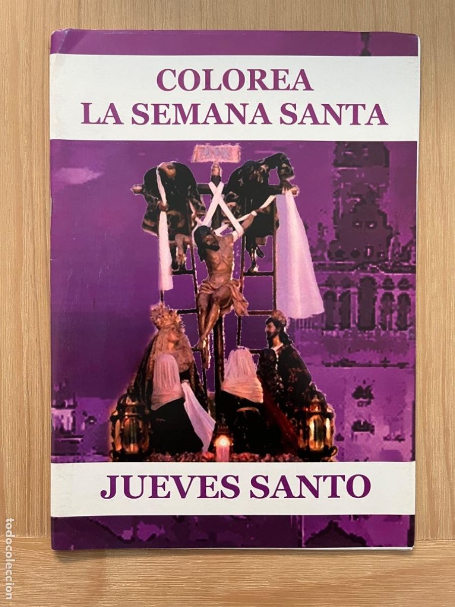 Libros de segunda mano: CV4. COLOREA SEMANA SANTA DE SEVILLA MI&Eacute;RCOLES SANTO