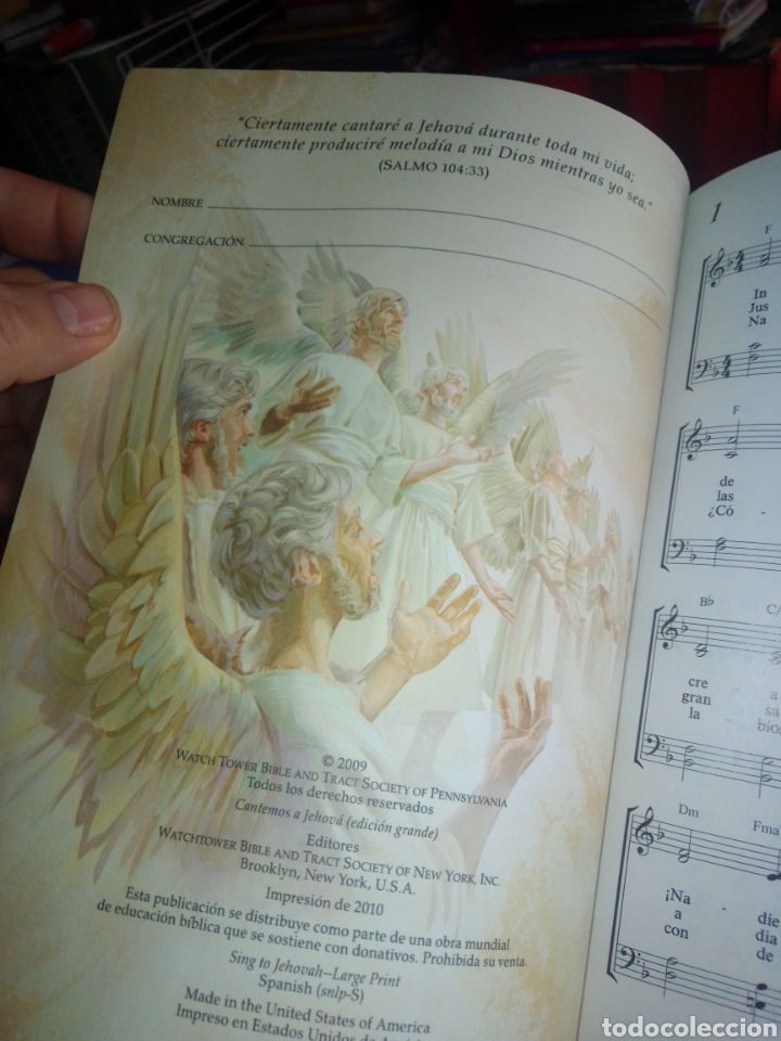 Libros de segunda mano: Cantemos a Jehov&aacute; - Foto 2