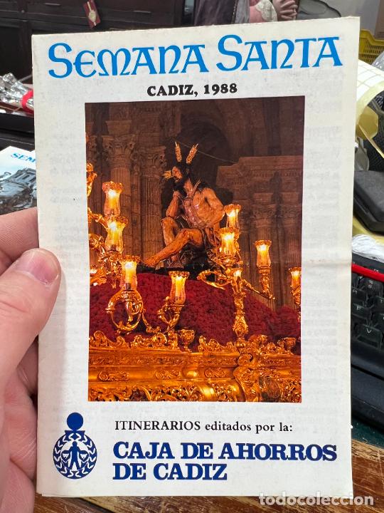 Libros de segunda mano: PROGRAMA ITINERARIO SEMANA SANTA DE CADIZ 1988 - Foto 1