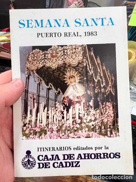 Libros de segunda mano: PROGRAMA ITINERARIO SEMANA SANTA DE PUERTO REAL 1983 - Foto 1