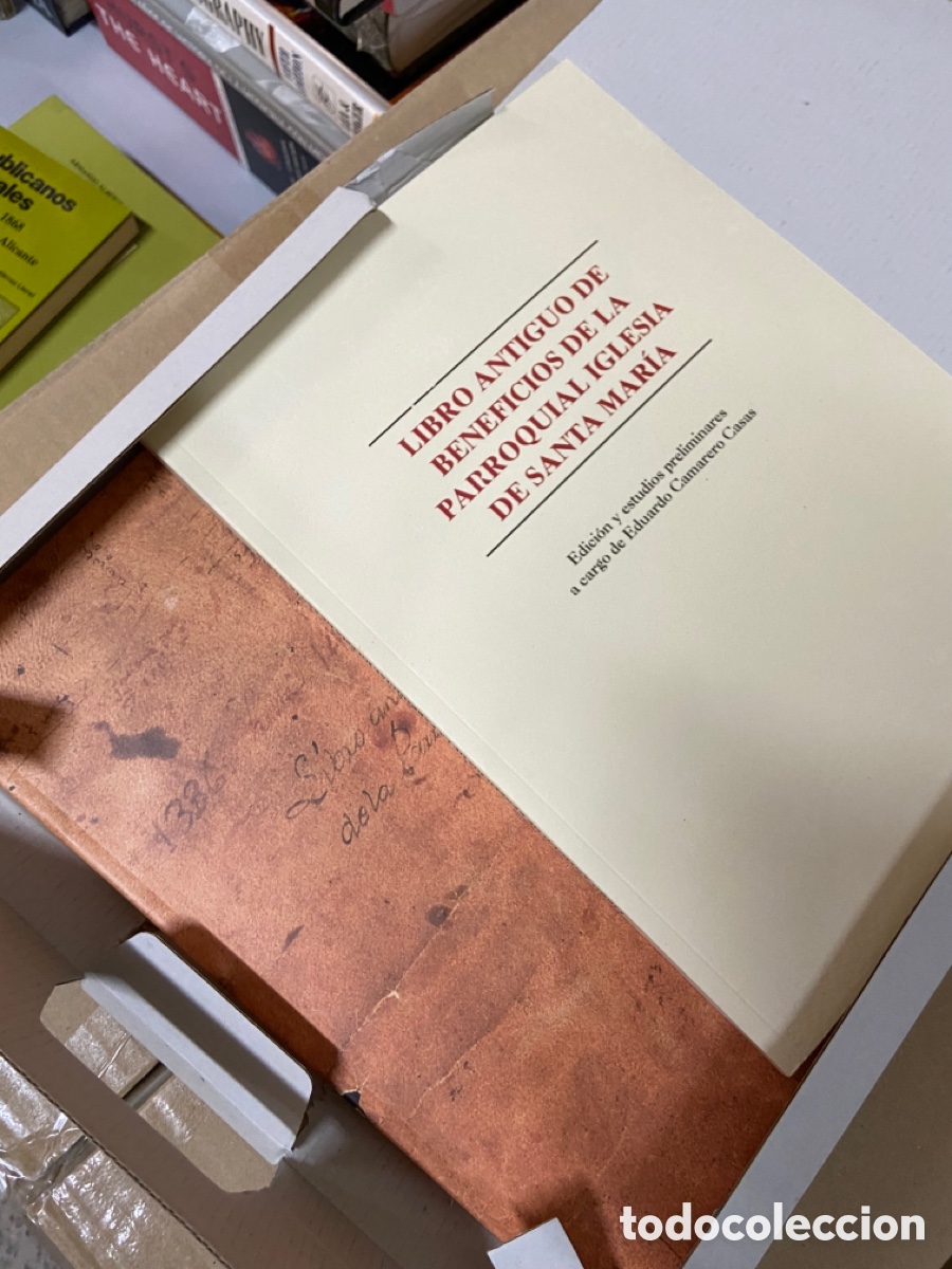 Libros de segunda mano: Blas40B LIBRO ANTIGUO DE BENEFICIOS DE LA PARROQUIAL IGLESIA DE SANTA MAR&Iacute;A alicante