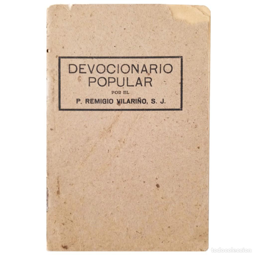 Libros de segunda mano: DEVOCIONARIO POPULAR. Vilari&ntilde;o, Remigio - Foto 1