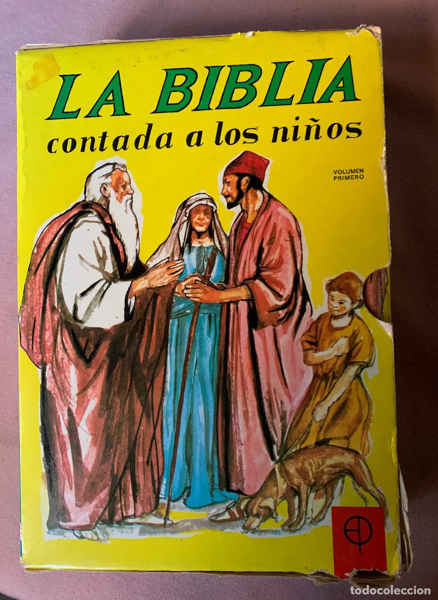 Libros de segunda mano: Libro La Biblia contada a los ni&ntilde;os (2 tomos) - Foto 1
