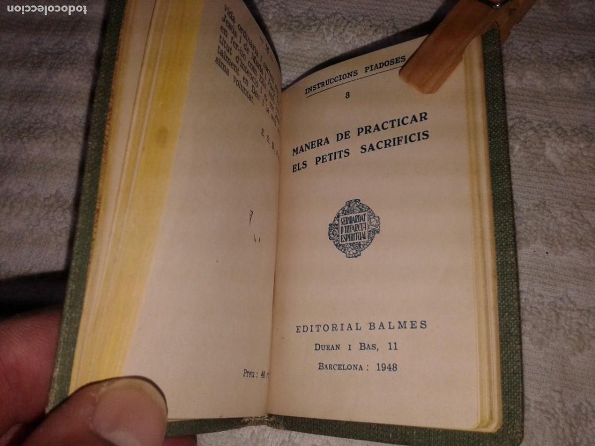 Libros de segunda mano: INSTRUCCIONS PIADOSES, EN CATALAN, B 16 - Foto 10