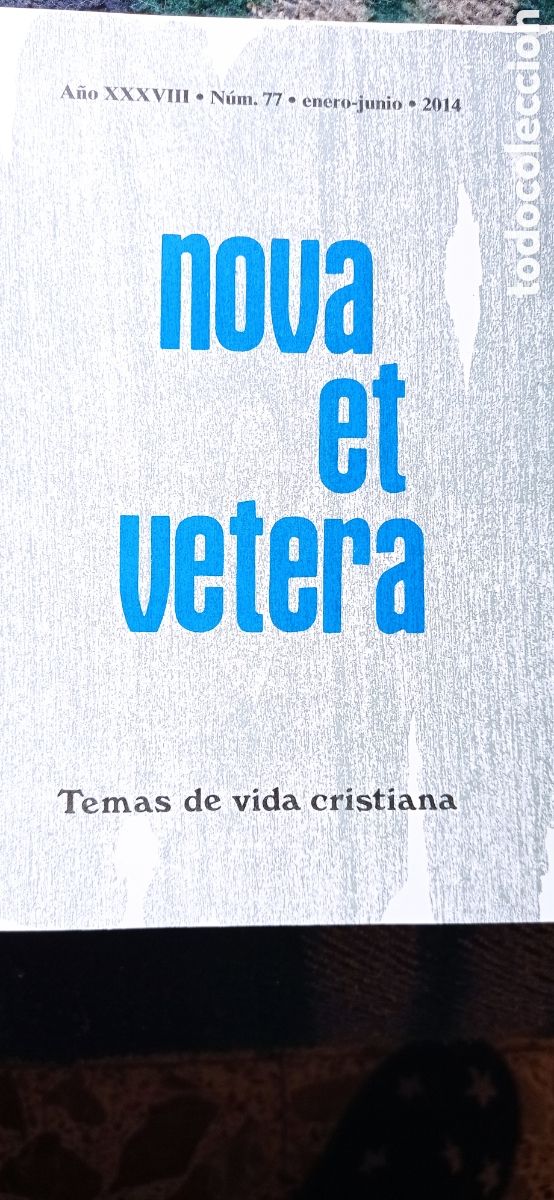 Libros de segunda mano: Nova et vetera revista - Foto 1