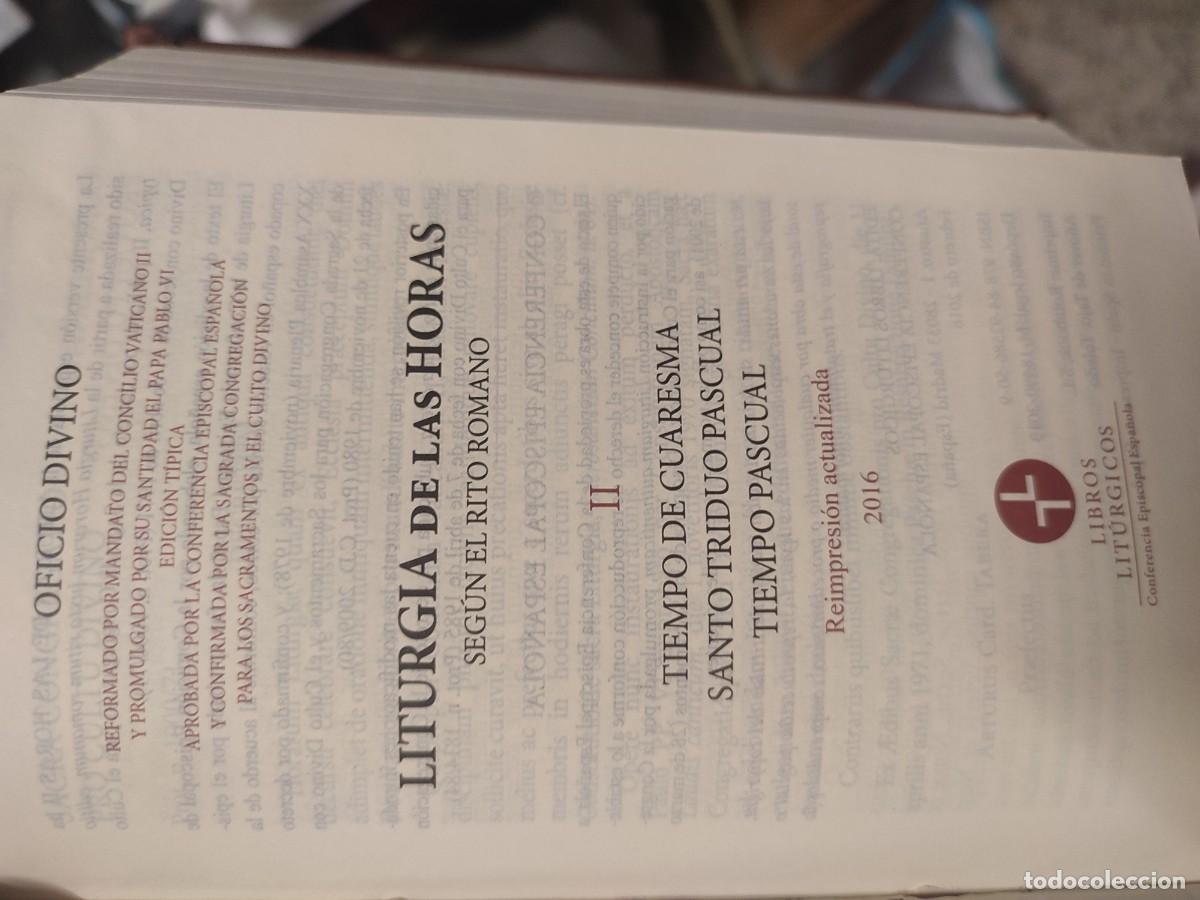 Libros de segunda mano: Libro LITURGIA DE LAS HORAS II 2016 actualizada