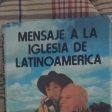 Libros de segunda mano: MENSAJE A LA IGLESIA DE LATINOAMÉRICA. JUAN PABLO II. BAC MINOR, Nº 52. 1979.
