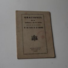 Libros de segunda mano: ORACIONES DE LA MAÑANA A LA NOCHE. Lote 397865644