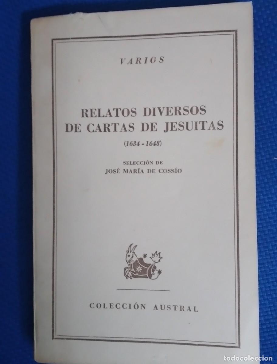Gebrauchte B&uuml;cher: Libro Relatos diversos de cartas de jesuitas (1634-1648)