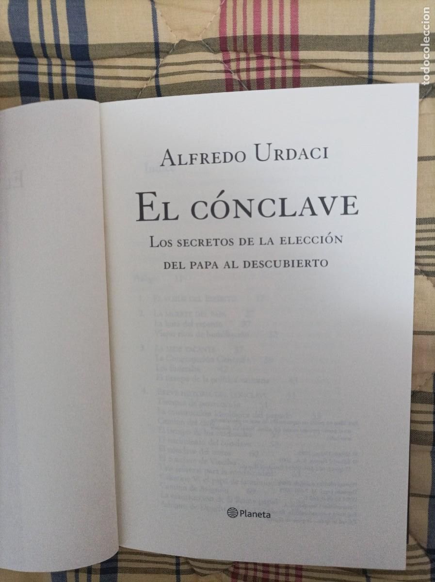Libros de segunda mano: El C&oacute;nclave. Alfredo Urdaci. Planeta. 2005. - Foto 2