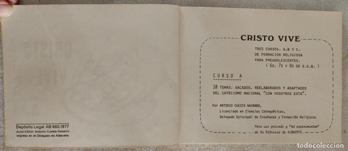 Libros de segunda mano: CRISTO VIVE. - Foto 4