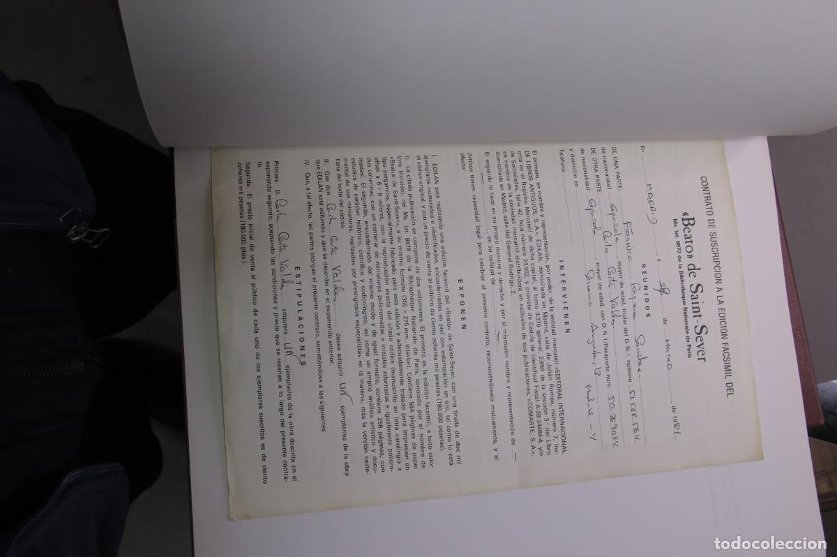 Libros de segunda mano: El Beato de Saint Sever. Comentarios al Apocalipsis y al Libro de Daniel. BEATO DE LIEBANA. FACSIMIL - Foto 7