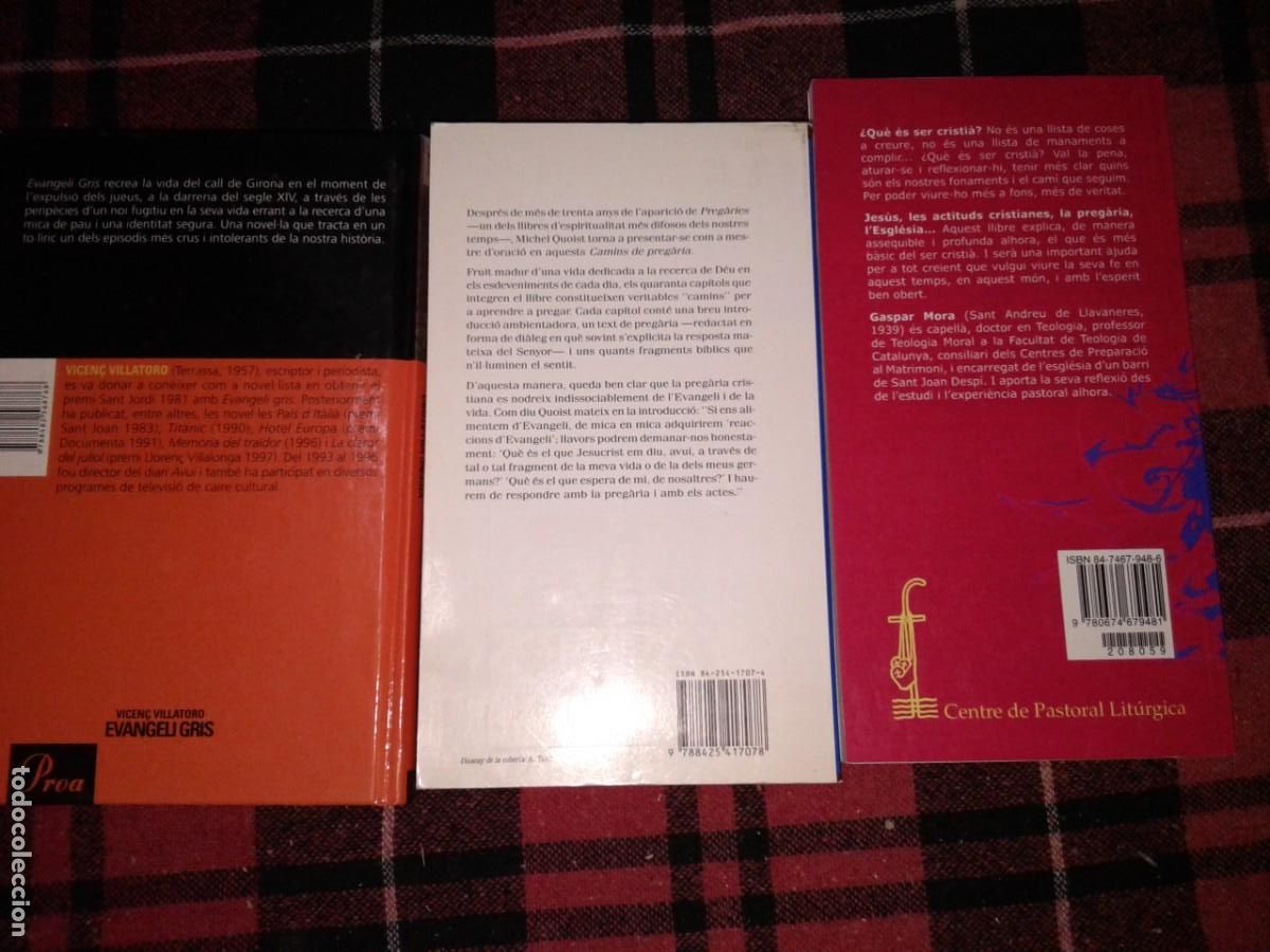 Libros de segunda mano: LOTE DE 3 LIBROS RELIGIOSOS EN CATAL&Aacute;N, B17 - Foto 3
