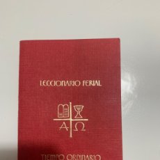 Libros de segunda mano: LECCIONARIO FERIAL. TIEMPO ORDINARIO I. EDITORIAL REGINA.. Lote 402271999