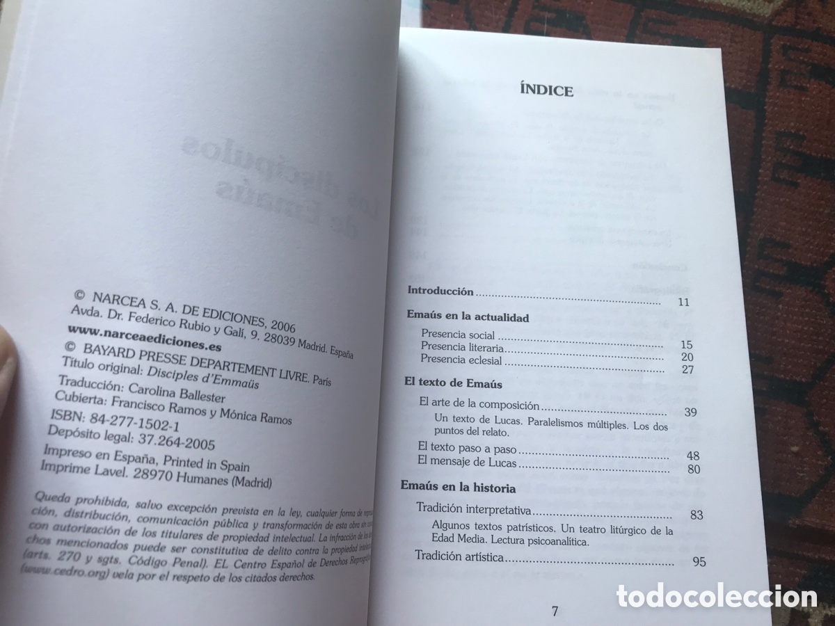 Libros de segunda mano: Los disc&iacute;pulos de Ema&uacute;s. Bruno Chenu. Narcea - Foto 4
