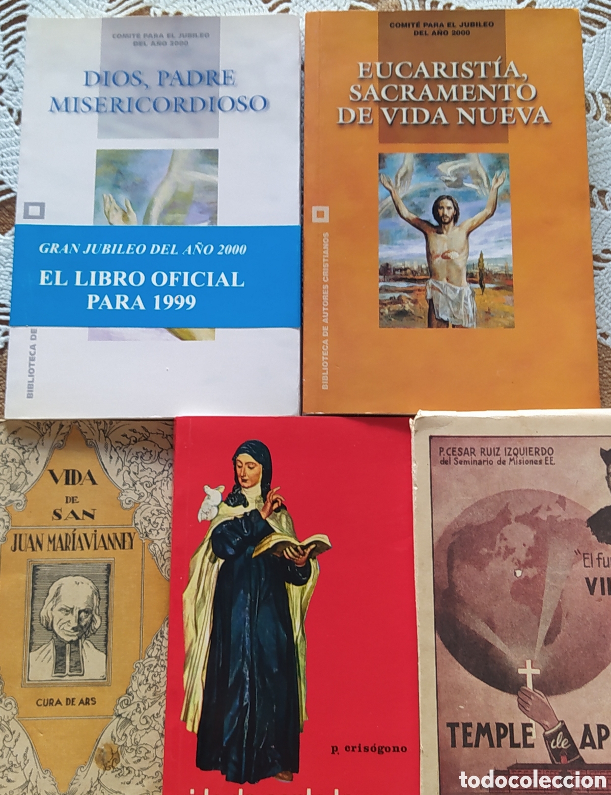 Libros de segunda mano: LOTE DE LIBROS RELIGIOSOS - BIOGRAFIAS Y M&Aacute;S -