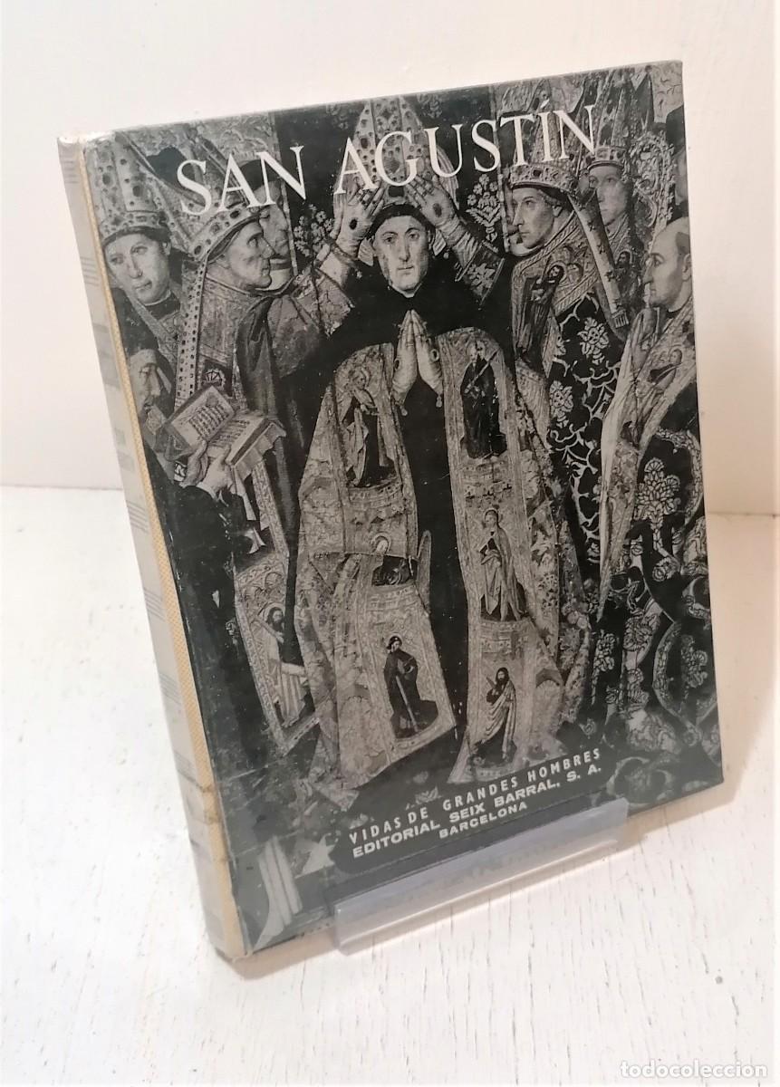 Libros de segunda mano: Libro: &rdquo;San agustin&rdquo; vidas de grandes hombres