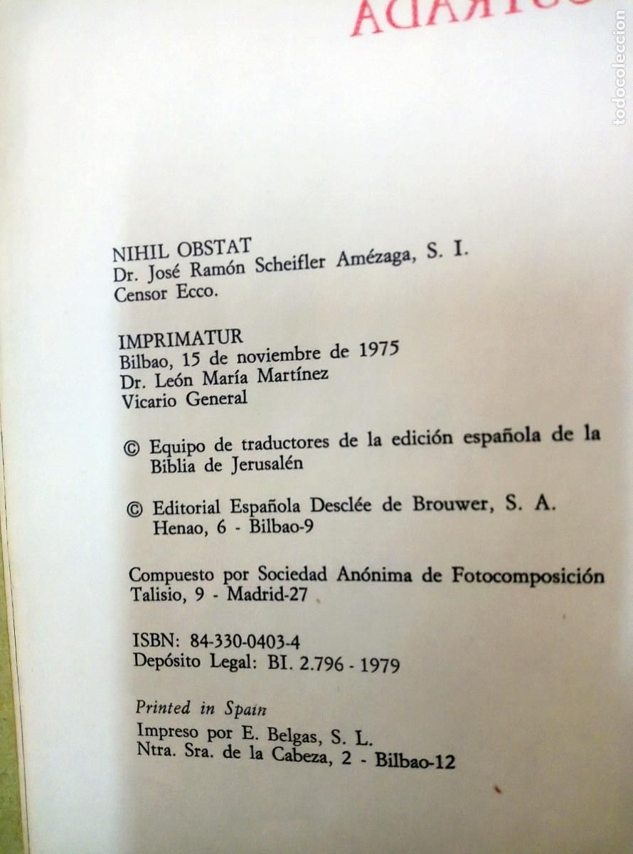 Libros de segunda mano: Biblia de Jerusal&eacute;n Ilustrada. Asuri - Foto 11