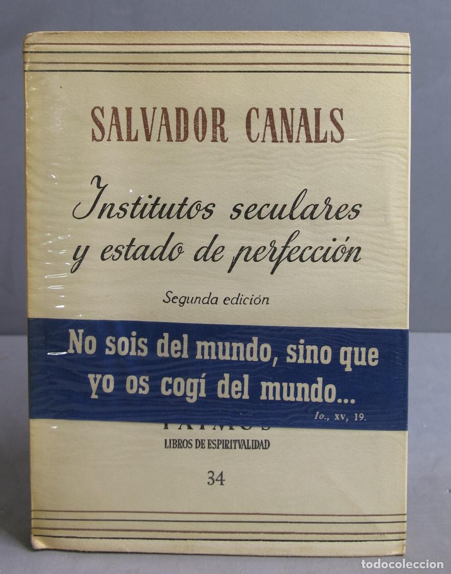Libros de segunda mano: Institutos seculares y estado de perfecci&oacute;n. Canals - Foto 1