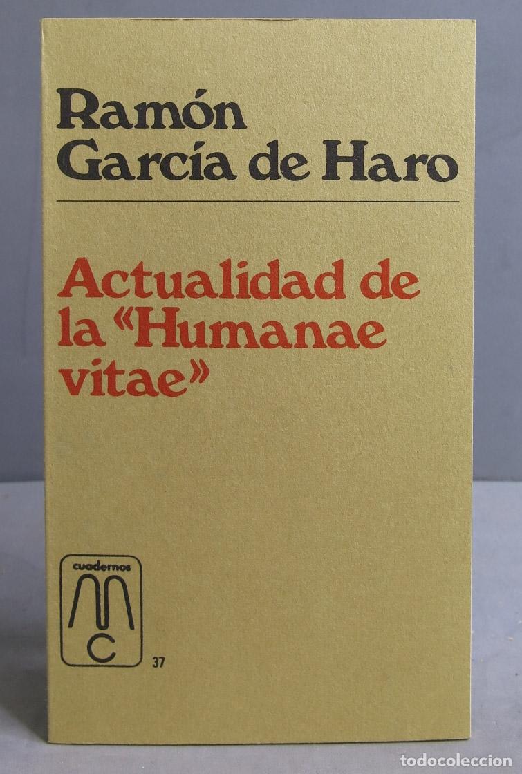 Gebrauchte B&uuml;cher: actualidad de la humanae vitae. ramon g de haro